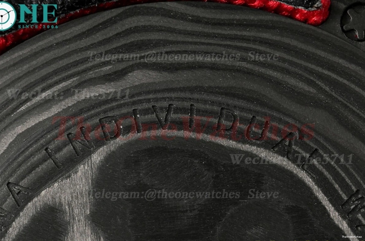 Diw N6F Carbon Daytona DD4801 NY Skeleton Dial 40mm Red 0202